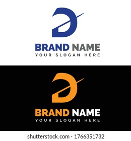 D Letter Logo Template New Concept