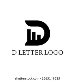 D letter logo vector concept