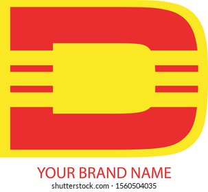 D Letter Logo Vector Design