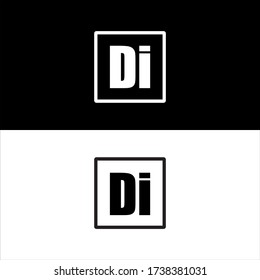 D I letter logo vector design
