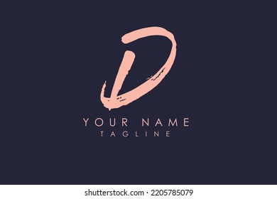 D Letter Logo Vector Icon Design