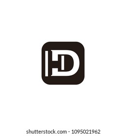 d letter logo vector inspirations