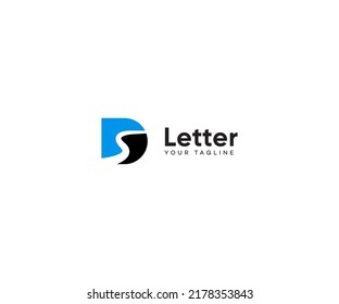 D Letter  Logo Vector Template Abstract Monogram Symbol