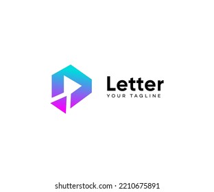 D Letter Logo Vector Template Abstract Monogram Symbol
