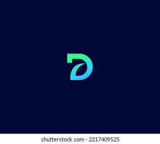 D Letter Logo Vector Template Abstract Monogram Symbol