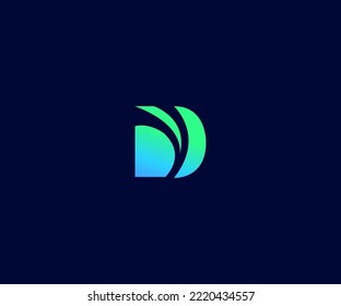 D Letter Logo Vector Template Abstract Monogram Symbol