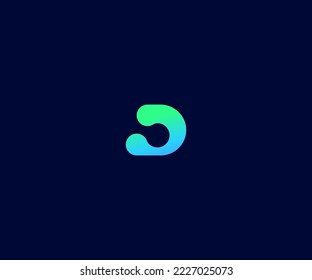 D Letter Logo Vector Template Abstract Monogram Symbol. Usable for Business sport, technology, fashion, digital And future creative logo