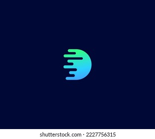 D Letter Logo Vector Template Abstract Monogram Symbol. Usable for Business sport, technology, fashion, digital And future creative logo
