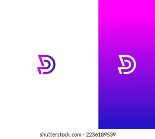 D Letter Logo Vector Template Abstract Monogram Symbol. Usable for Business sport, technology, fashion, digital And future creative logo