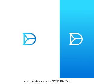 D Letter Logo Vector Template Abstract Monogram Symbol. Usable for Business sport, technology, fashion, digital And future creative logo