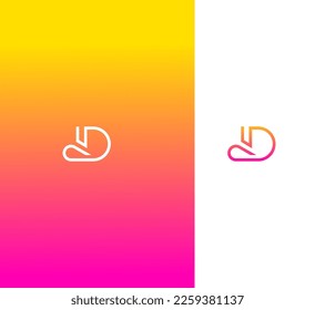 D Letter Logo Vector Template Abstract Monogram Symbol 