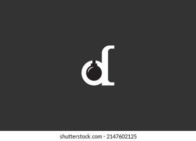 D letter mark logo and dumbbell