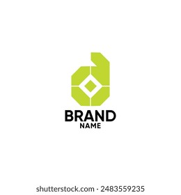 D-Buchstabe Minimales Logo-Design