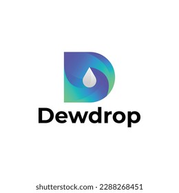 D letter modern 3d logo design