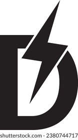 Diseño de logotipo moderno para letras D
