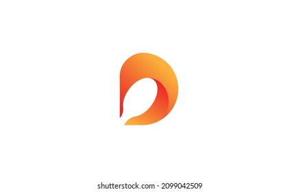 D Letter Resturant Logo And Icon Design