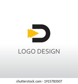 D Letter For Simple Logo Design