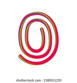 D carta con caramelos giratorios. Vector de caramelos y azucar para el logotipo brillante, su aplicación, dulce identidad y más