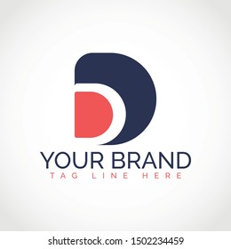 D Letter vector icon. D letter modern logo design.
