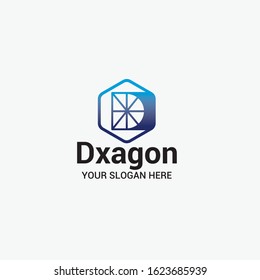 D Letter Vector Logo Design 