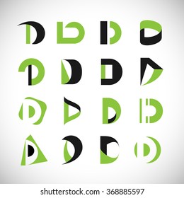 D Lettering - Isolated On Gray Background - Vector Illustration, Graphic Design, Editable For Your Design