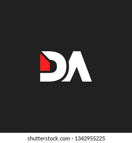 D & A letters Joint logo icon vector template.
