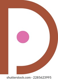 D logo consists of a single letter that has been designed in a minimalistic style. The letter is typically a stylized version of the first letter of the brand name. The logo uses two colors, which c