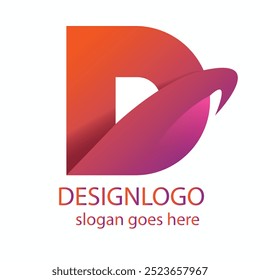 D logo, cool and nice and elegant