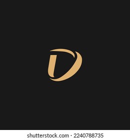 D Logo Design Business Vector Template. D abstract Creative Letter D Logo Vector
