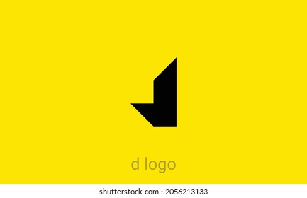  D logo design  clean and minimal.D letter creative fonts monogram icon symbol. Universal elegant luxury alphabet vector design
