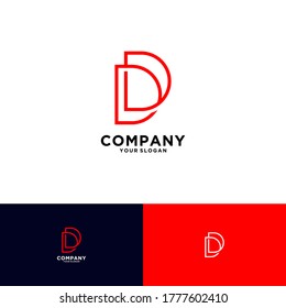 D Logo Design Company Stock Vector (Royalty Free) 1777602410