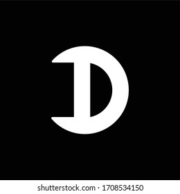 d logo design. letter logo design