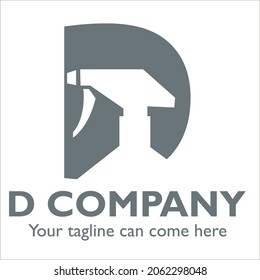 D logo design on Cleaning and Maintenance theme