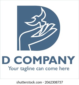 D logo design on Community and nonprofit theme