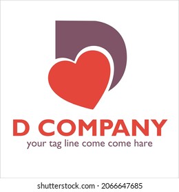 D logo design on Wedding Service theme