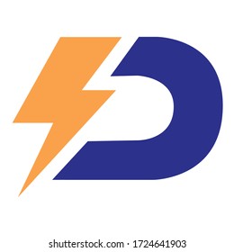 D logo design for technology companies and power companies