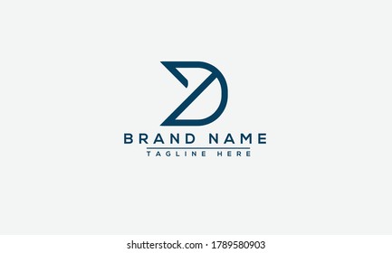 D Logo Design Template Vector Graphic Branding Element.