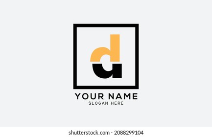 D Logo Design Template Vector Graphic Branding Element. 