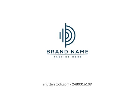 D logo Design Template Vector Graphic Branding Element