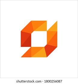 D logo design vector sign