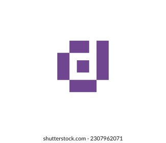 D Logo design vector template