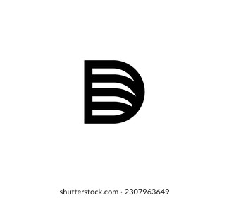 D logo design vector template