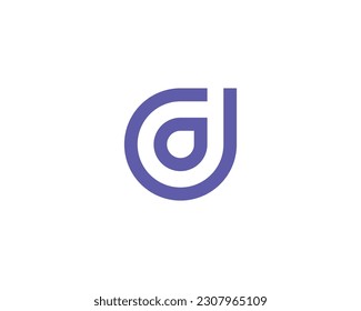 D logo design vector template