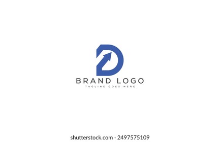 D logo design vector template design for brand