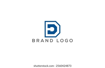 D logo design vector template design for brand
