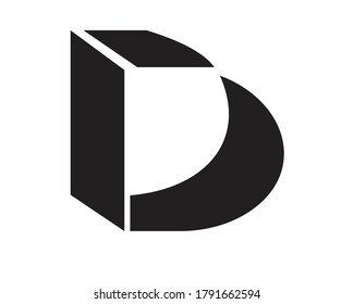 d diseños de logotipo y letras iniciales