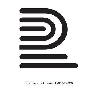 d diseños de logotipo y letras iniciales