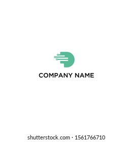 D logo eps vector file
