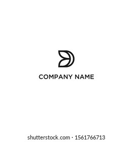 D logo eps vector file