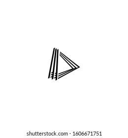 D logo icon design template elements